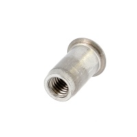 Écrou Noyé RIVKLE® en Aluminium à Fût Cylindrique Ouvert (Tête Fraisée)