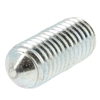 STHC Bout Pointeau Acier 14.9 Zingué Blanc Din 914