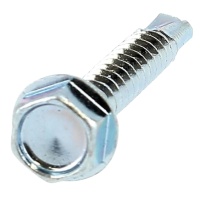 Autoperceuse TH à Embase Acier Zingué Blanc Din 7504K