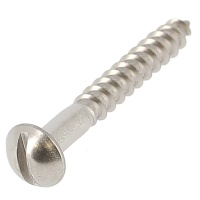 Vis Bois Tête Ronde Fendue Inox A2 Din 96